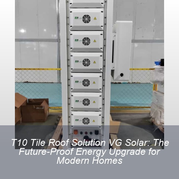 T10 Tile Roof Solution VG Solar: The Future-Proof Energy Upgrade for Modern Homes